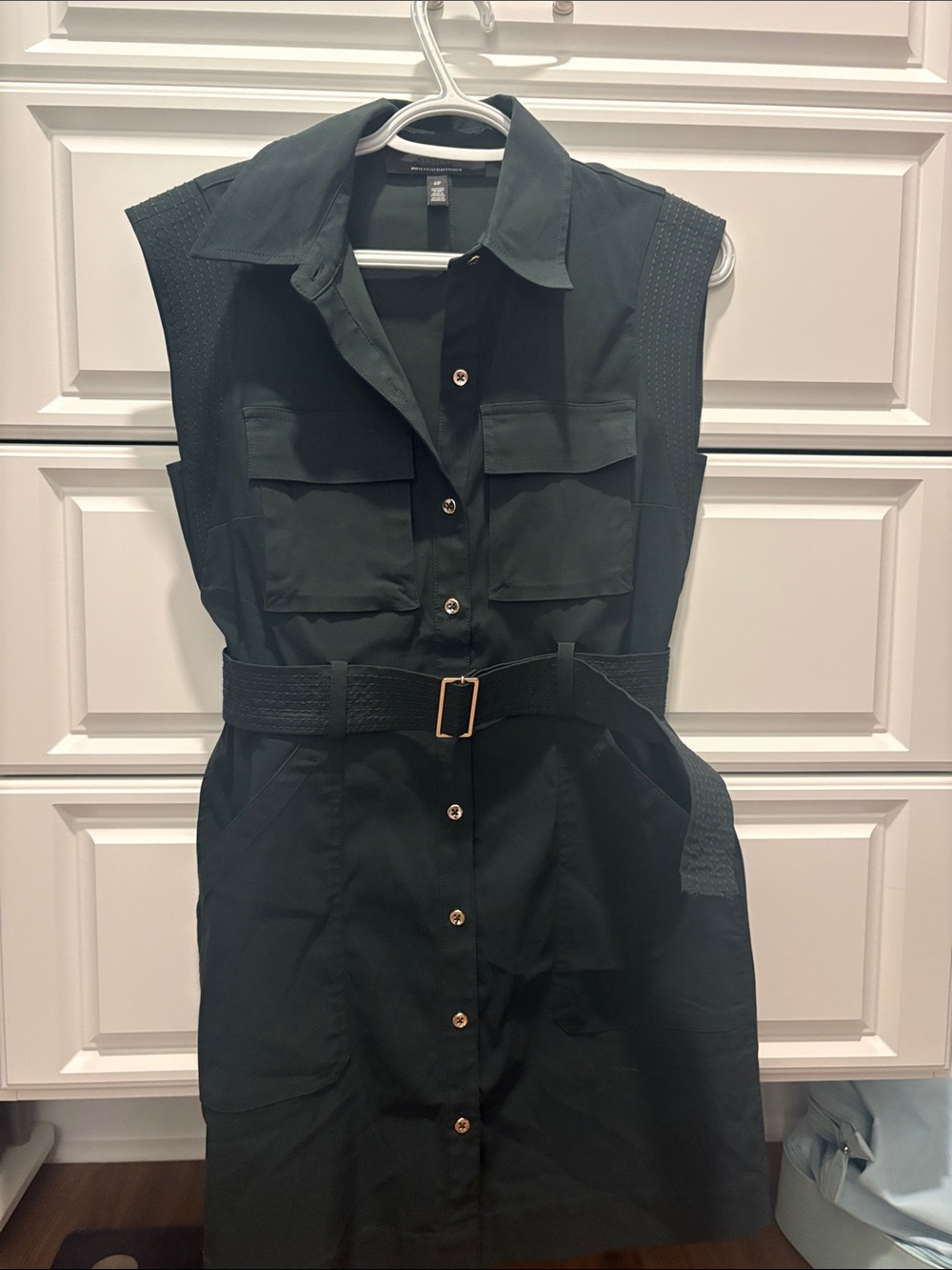 White House Black Market belted dress
